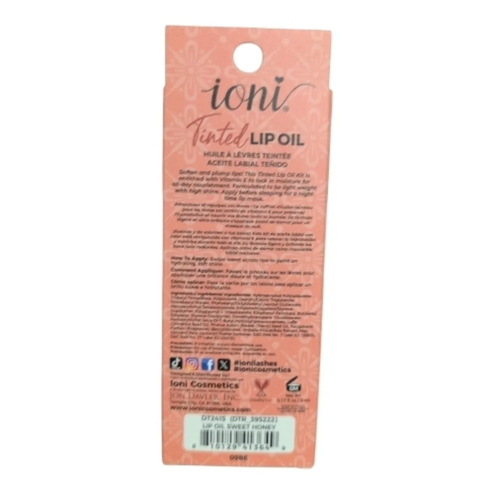 Ioni Tinted Lip Oil - Sweet Honey